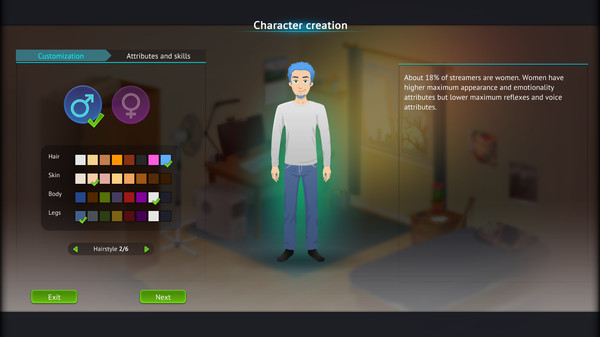 Streamer's Life gameplay screenshot