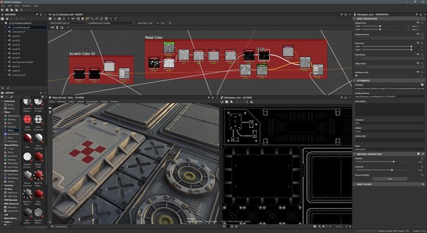 Substance 3D Designer 2021 gameplay screenshot