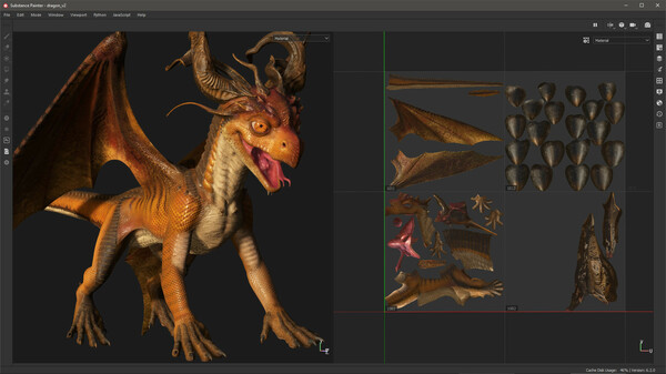 Substance 3D Painter 2023 gameplay screenshot