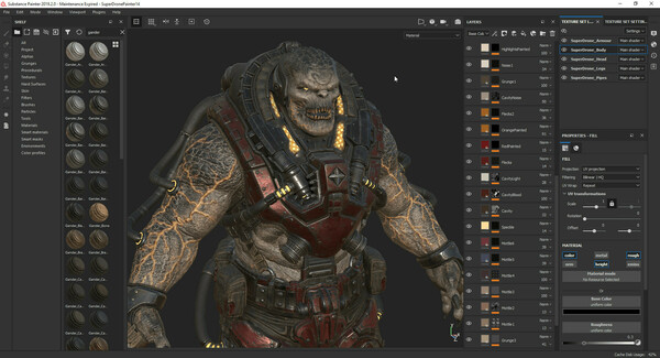 Substance 3D Painter 2024 gameplay screenshot