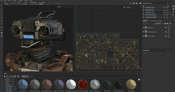 Substance 3D Painter 2024 gameplay screenshot