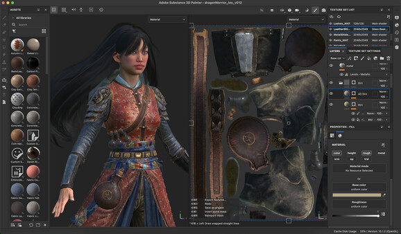 Substance 3D Painter 2025 gameplay screenshot