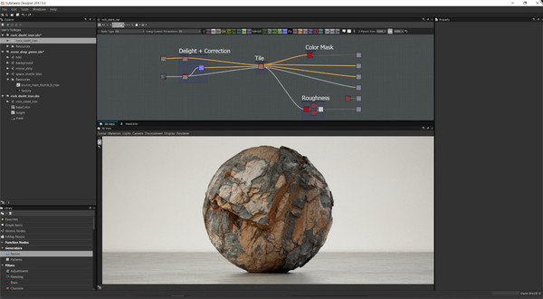Substance Designer 2019 gameplay screenshot