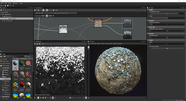 Substance Designer 2019 gameplay screenshot