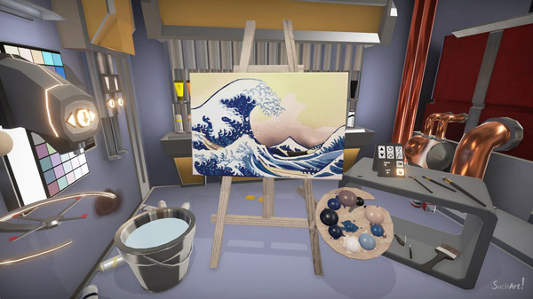 SuchArt: Genius Artist Simulator gameplay screenshot