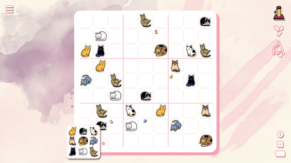 Sudocats gameplay screenshot