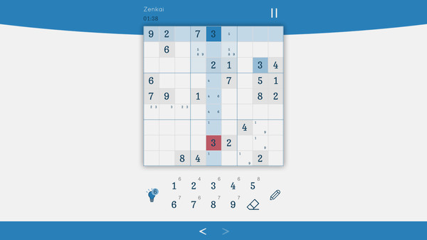 Sudoku Zenkai / 数独全卡 gameplay screenshot