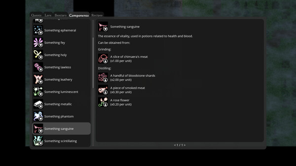 Sulphur Memories: Alchemist gameplay screenshot