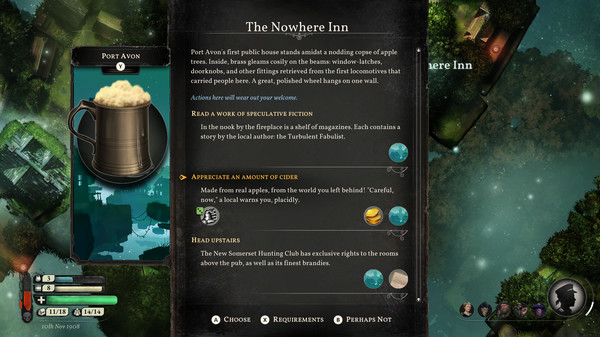 Sunless Skies: Sovereign Edition gameplay screenshot