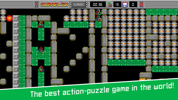 Supaplex gameplay screenshot