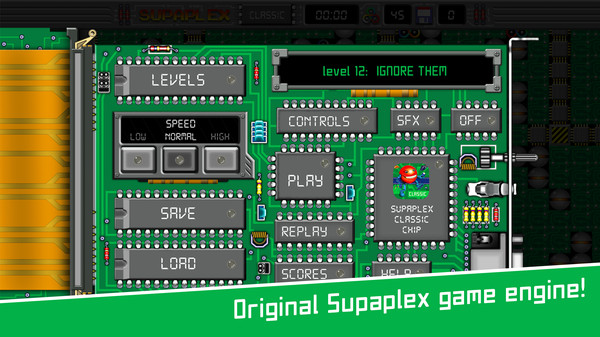 Supaplex gameplay screenshot