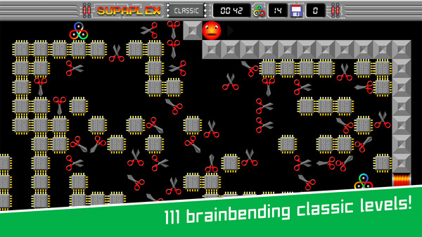 Supaplex gameplay screenshot