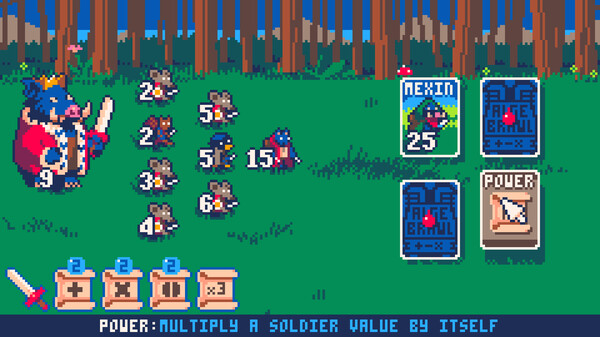 Super Algebrawl gameplay screenshot