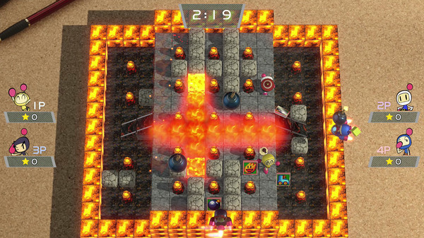Super Bomberman R gameplay screenshot