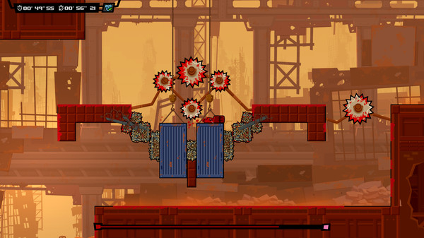 Super Meat Boy Forever gameplay screenshot