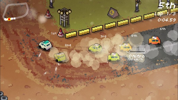 Super Pixel Racers gameplay screenshot