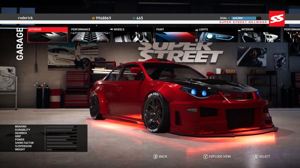 Super Street: The Game gameplay screenshot