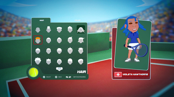 Super Tennis Blast gameplay screenshot