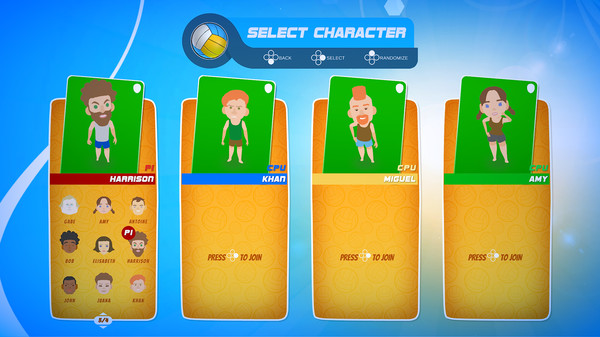 Super Volley Blast gameplay screenshot