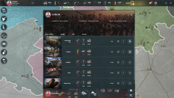 Supremacy: 1914 gameplay screenshot