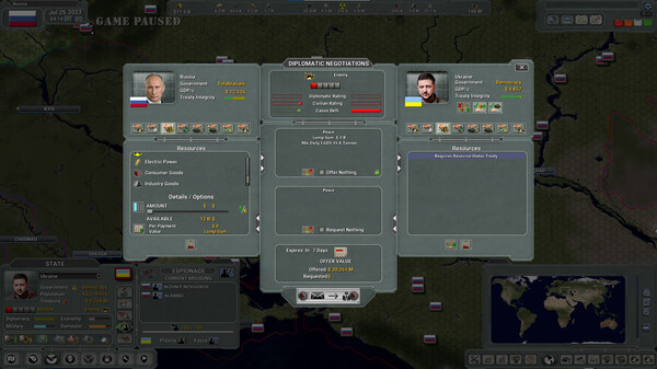 Supreme Ruler 2030 gameplay screenshot