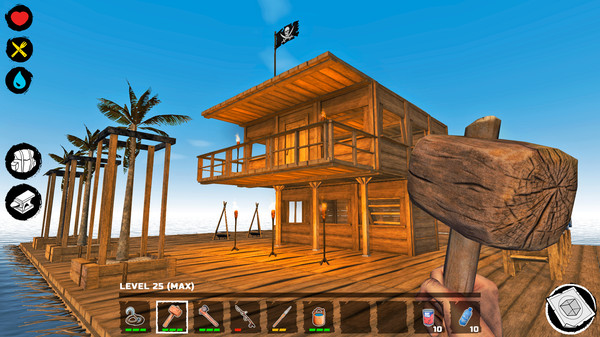 Survive on Raft gameplay screenshot