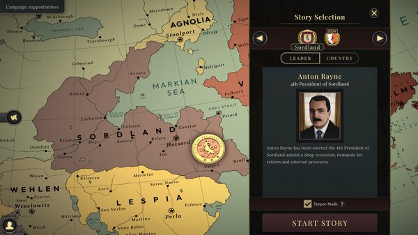Suzerain gameplay screenshot