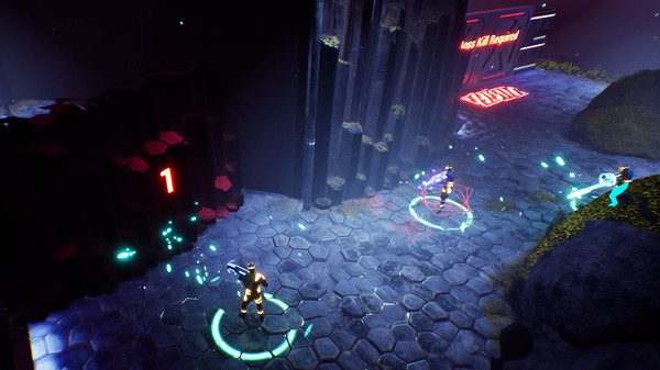 Synthbiotic Dungeon gameplay screenshot