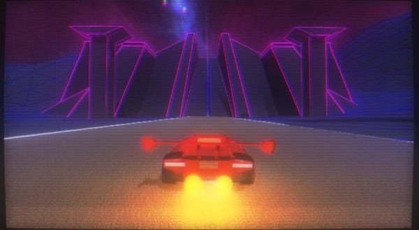Synthwave Dream '85 gameplay screenshot