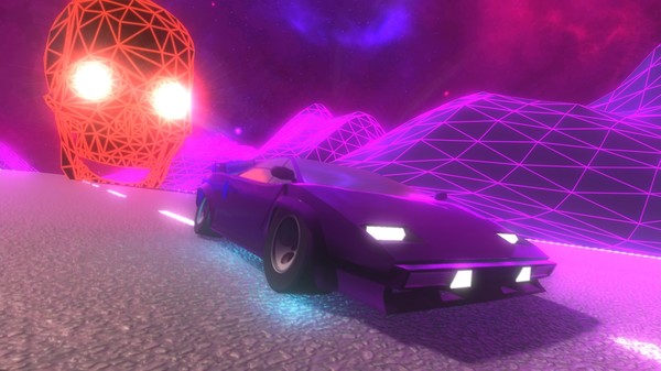 Synthwave Dream '85 gameplay screenshot