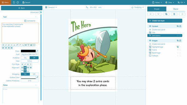 Tabletop Creator Pro gameplay screenshot
