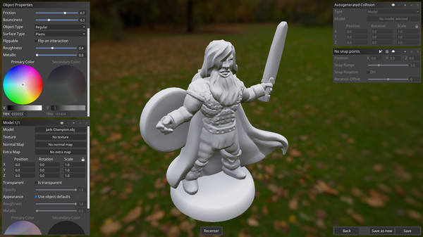 Tabletop Playground gameplay screenshot