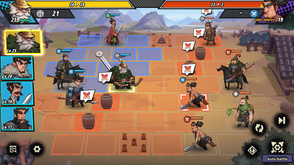 Tactical Three Kingdoms (3 Kingdoms) - Strategy & War gameplay screenshot