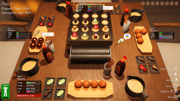 Takoyaki Party Survival gameplay screenshot