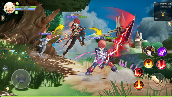 Tales of Wind: Radiant Rebirth gameplay screenshot