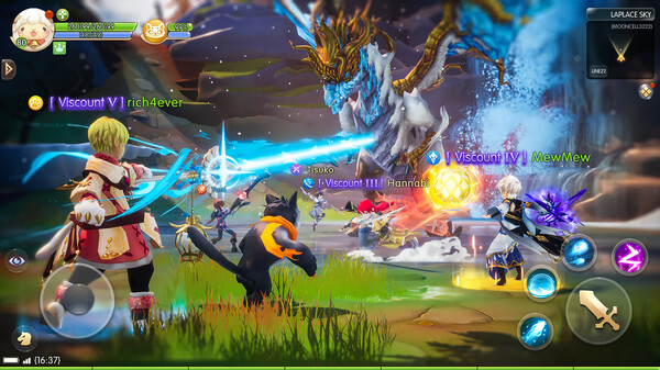 Tales of Wind: Radiant Rebirth gameplay screenshot