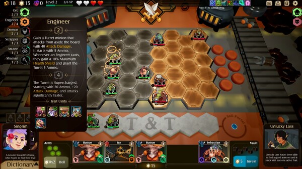Tales & Tactics gameplay screenshot