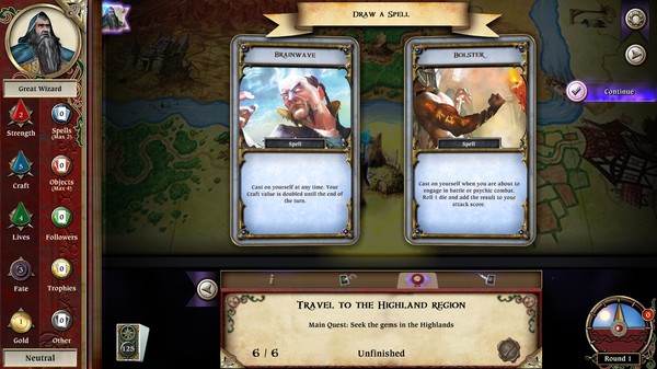 Talisman: Origins gameplay screenshot