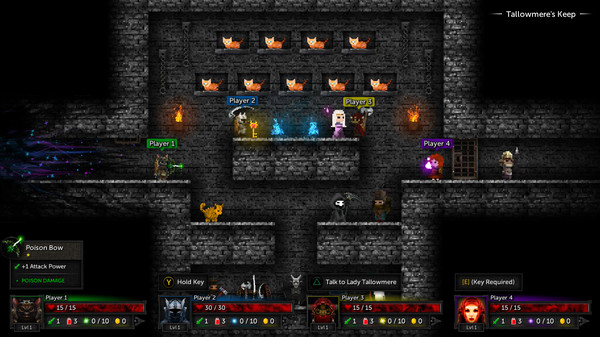 Tallowmere 2: Curse of the Kittens gameplay screenshot