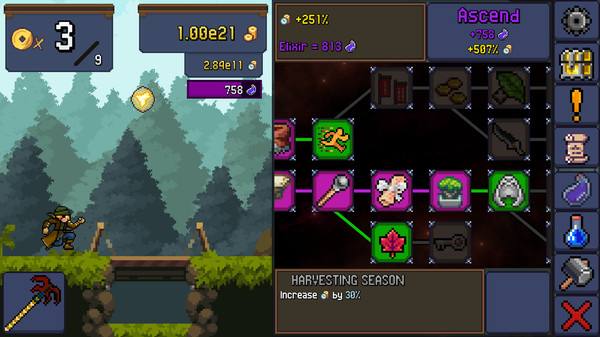 Tap Ninja - Idle game gameplay screenshot