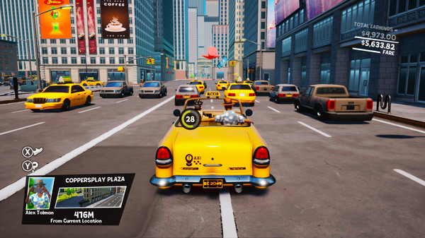 Taxi Chaos gameplay screenshot