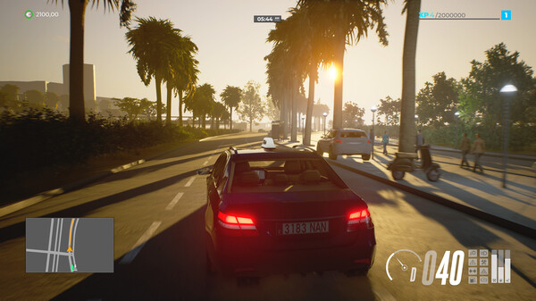 Taxi Life: A City Driving Simulator gameplay screenshot