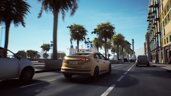 Taxi Life: A City Driving Simulator gameplay screenshot