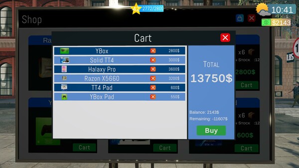 Tech Store Simulator gameplay screenshot