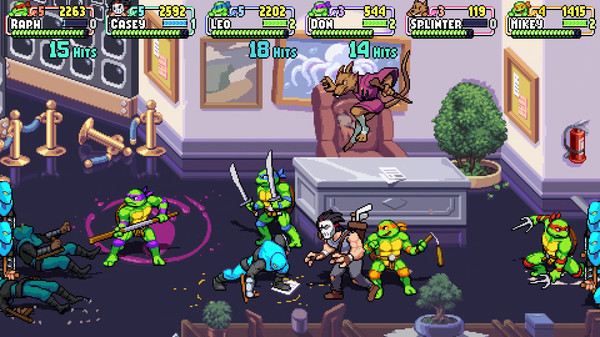 Teenage Mutant Ninja Turtles: Shredder's Revenge gameplay screenshot
