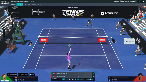 Tennis Manager 2021 gameplay screenshot