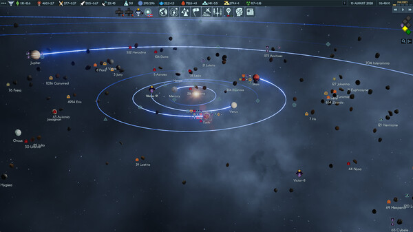 Terra Invicta gameplay screenshot