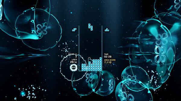 Tetris® Effect: Connected gameplay screenshot