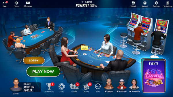 Texas Hold'em Poker: Pokerist gameplay screenshot