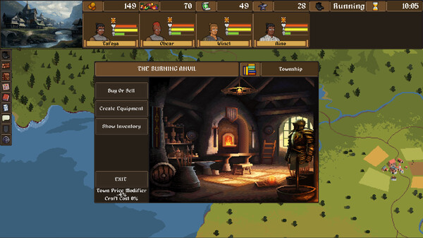 The Adventurers gameplay screenshot